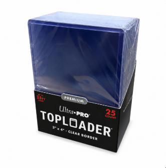 Ultra PRO 3" x 4" Regular Toploaders - 25 Count