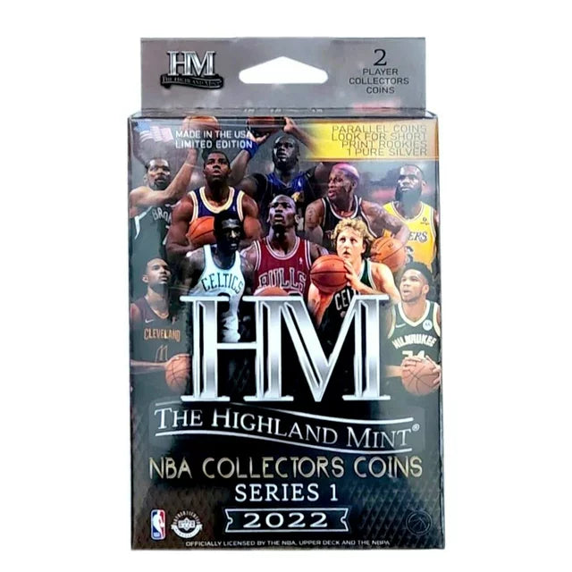 2022 Highland Mint NBA Collectors Coins Series 1 Hanger Box