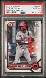 2022 Bowman #BP-50 Elly De La Cruz Prospects PSA 10