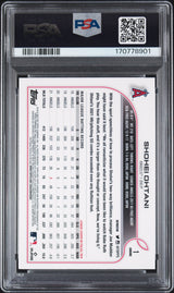 2022 Topps Chrome #1 Shohei Ohtani Refractor PSA 9