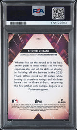 2026 Shohei Ohtani Finest Forces Blk Mini-Diamond PSA 10 #/10
