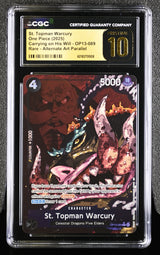 Carrying On His Will #OP13-089 St. Topman Warcury (Alternate Art) CGC 10