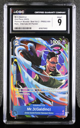 Premium Booster -The Best- Vol. 2 #PRB02-009 Mr.3(Galdino) CGC 9