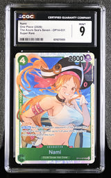 The Azure Sea's Seven #OP14-031 Nami CGC 9