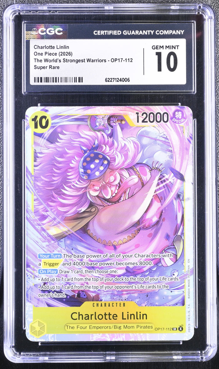 The World's Strongest Warriors #OP17-112 Charlotte Linlin (112) CGC 10