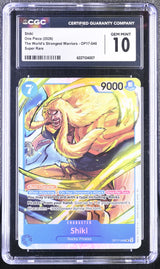 The World's Strongest Warriors #OP17-048 Shiki (048) CGC 10