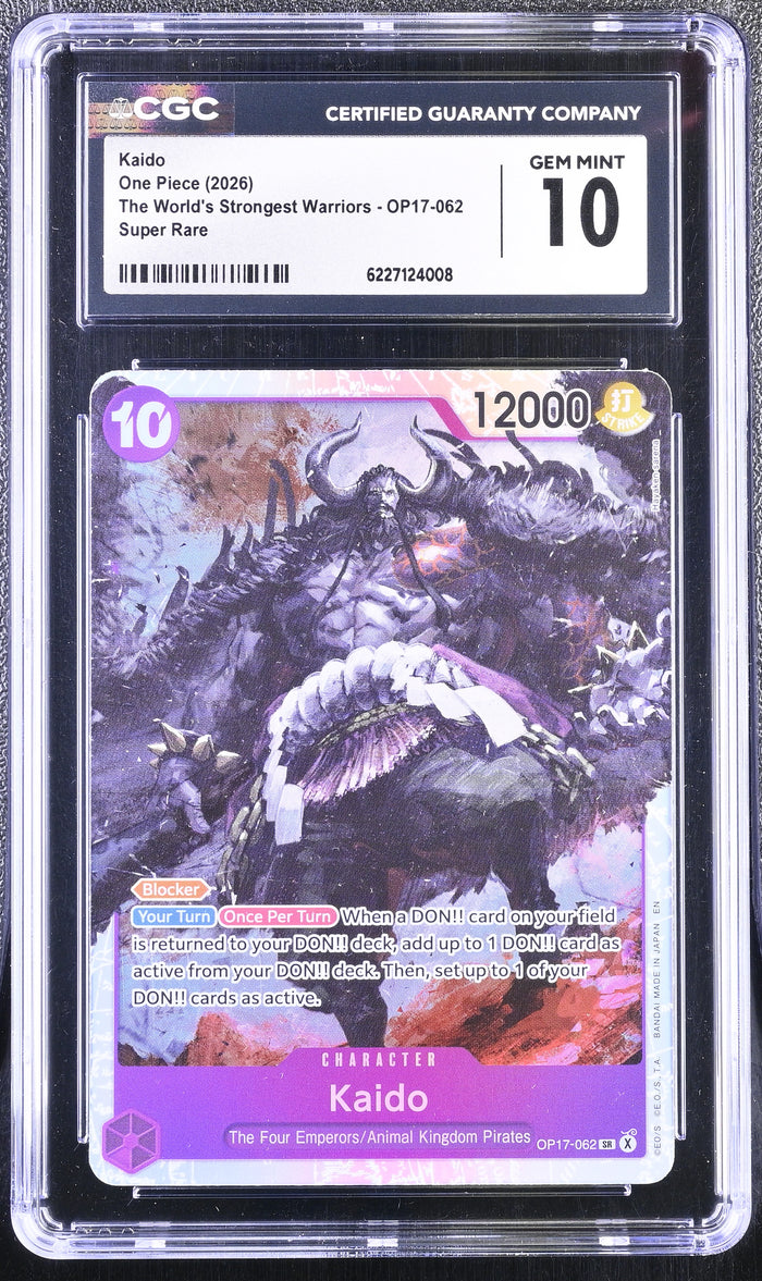 The World's Strongest Warriors #OP17-062 Kaido (062) CGC 10
