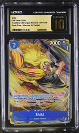 The World's Strongest Warriors #OP17-048 Shiki (048) (Alternate Art) CGC 10