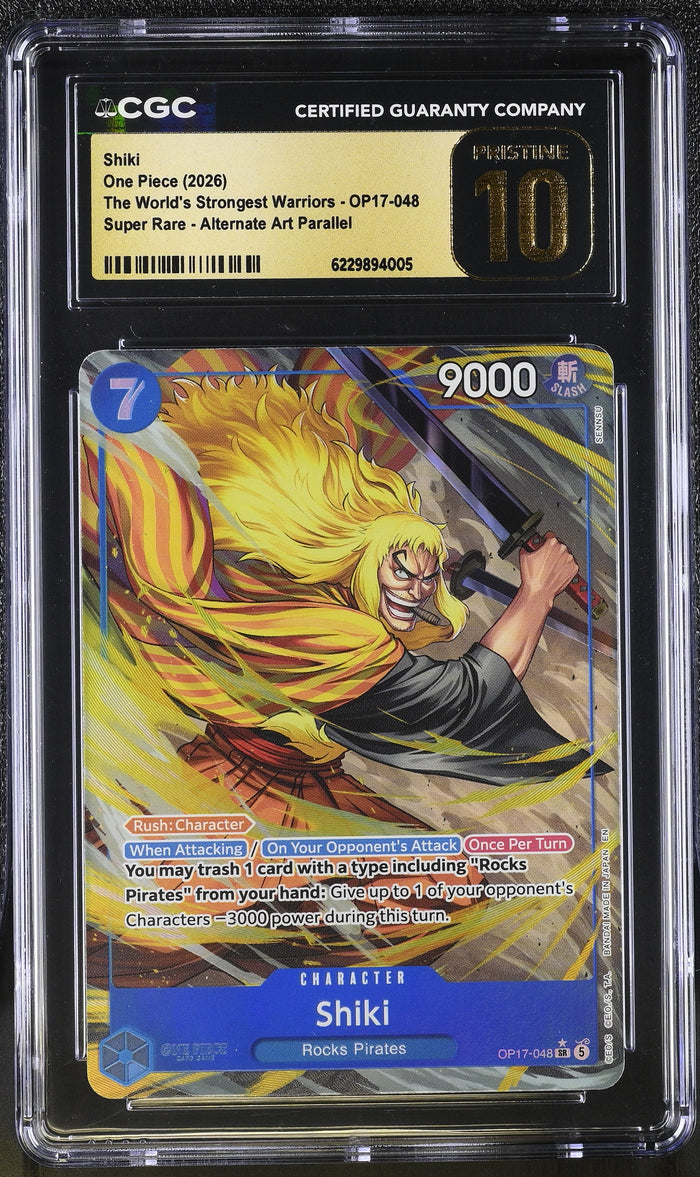 The World's Strongest Warriors #OP17-048 Shiki (048) (Alternate Art) CGC 10