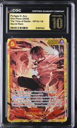 The Time of Battle #OP16-118 Portgas.D.Ace (118) CGC 10