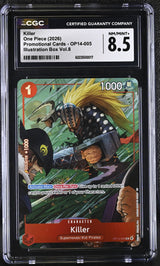One Piece Promo OP14-005 Killer Illustration Box Vol 8 CGC 8.5