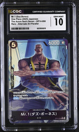 The Azure Sea's Seven #OP14-090 Mr.1 (Daz.Bonez) (Alternate Art) CGC 10