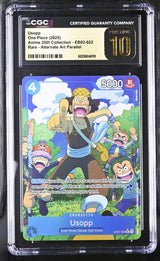 Extra Booster: Anime 25th Collection #EB02-022 Usopp (Alternate Art) CGC 10
