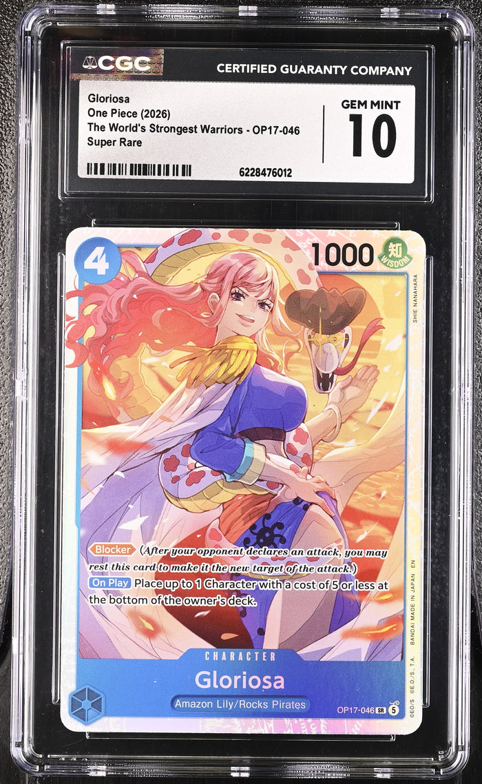 The World's Strongest Warriors #OP17-046 Gloriosa CGC 10