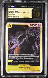 The Azure Sea's Seven #OP14-104 Gecko Moria CGC 10