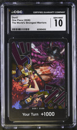 The World's Strongest Warriors DON!! Card (Alternate Art) (Luffy and Loki)CGC 10