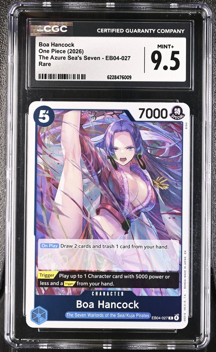 The Azure Sea's Seven #EB04-027 Boa Hancock CGC 9.5