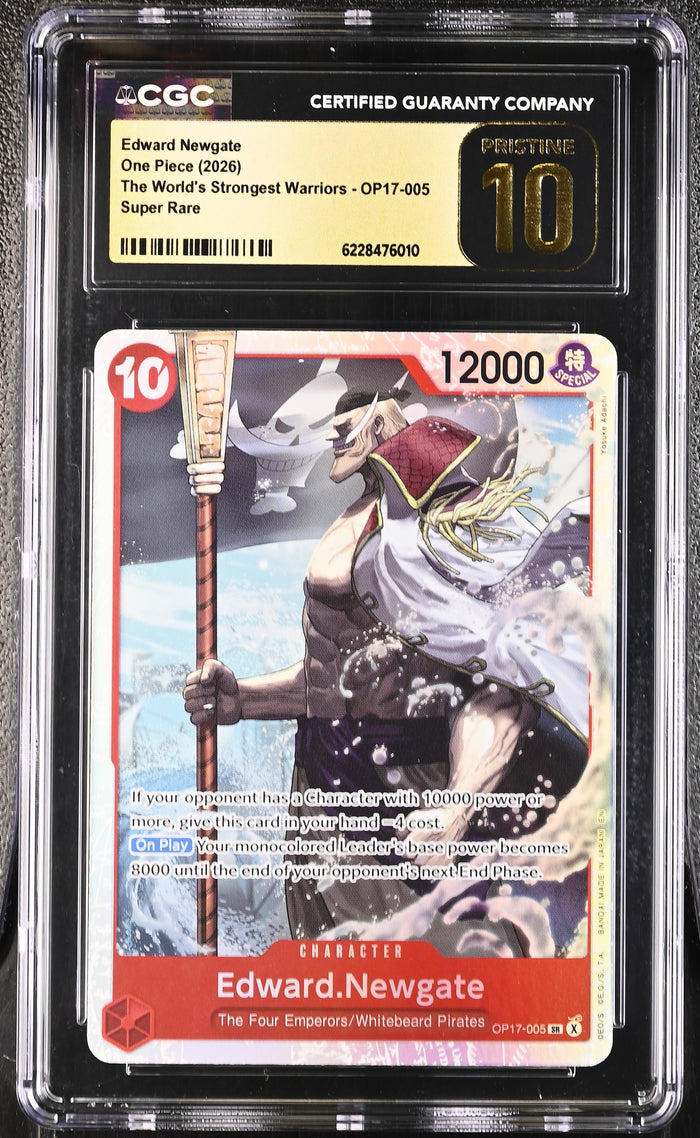 The World's Strongest Warriors #OP17-005 Edward.Newgate (005) CGC 10