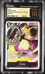 The World's Strongest Warriors #OP17-080 Usopp CGC 10