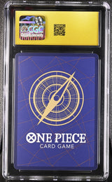 The Azure Sea's Seven #OP14-034 Monkey.D.Luffy CGC 10