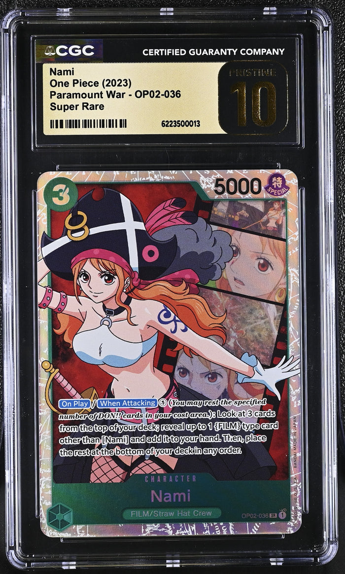 Paramount War #OP02-036 Nami CGC 10