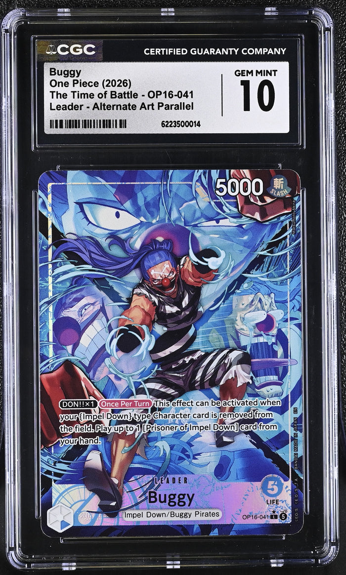 The Time of Battle #OP16-041 Buggy (041) (Alternate Art) CGC 10
