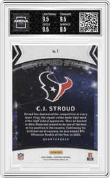 2024 Panini Certified Certified Stars #1 C.J. Stroud Arena Club 9