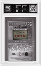 2025-26 Bowman Hobby Stars #HS-13 Lebron James Arena Club 8.5
