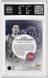 2021-22 Panini Illusions King of Cards #30 Cade Cunningham Arena Club 8.5