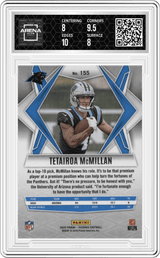 2025 Panini Phoenix #155 Tetairoa Mcmillan Arena Club 8.5