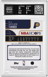 2025-26 Hoops Rainbow Gold/Green / 199 #11 Myles Turner Arena Club 9