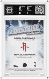 2025-26 Topps Holiday Frostbite Finishers #FF-RS Reed Sheppard Arena Club 8.5