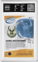 2023-24 Panini Hoops Premium Stock #2 Giannis Antetokounmpo Arena Club 9