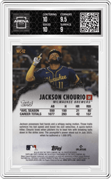 2026 Topps Chrome Wrecking Crew #WC-12 Jackson Chourio Arena Club 9.5