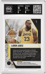 2023-24 Panini Phoenix Fade to Black #3 Lebron James Arena Club 8.5