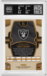 2024 Panini Gold Standard Base / 99 #53 Maxx Crosby Arena Club 8.5