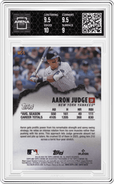 2026 Topps Chrome Wrecking Crew #WC-1 Aaron Judge Arena Club 9.5