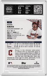 2026 Topps Pristine Green Refractor / 150 #170 Steven Kwan Arena Club 9