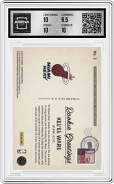 2024-25 Panini NBA Hoops Rookie Greetings #2 Kel'El Ware Arena Club 10