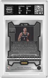2023-24 Panini Prizm #136 Victor Wembanyama Arena Club 9.5