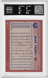 2026 Topps 1991.35th.Anniv. Crackle Foil #T91-1 Mike Trout Arena Club 9.5