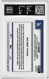 2025 Topps Chrome Update #USC73 Roki Sasaki Arena Club 8.5