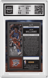 2022-23 Panini Mosaic Jam Masters Mosaic #17 Jalen Williams Arena Club 10