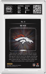 2024 Donruss Optic Light It Up #6 Bo Nix Arena Club 8.5