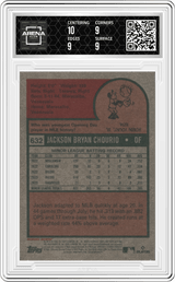2024 Topps Heritage High Number #632 Jackson Chourio Arena Club 9.5