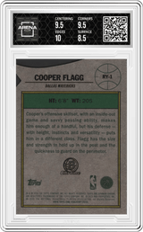 2025-26 Bowman ROY Favorites #RY-1 Cooper Flagg Arena Club 9