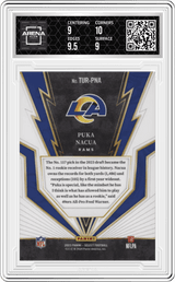 2023 Panini Select Turbocharged #TUR-PNA Puka Nacua Arena Club 9.5