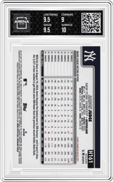 2025 Topps Holiday #H161 Aaron Judge Arena Club 9.5