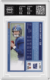 2025 Panini Donruss Rated Rookie #400 Jaxson Dart Arena Club 9.5