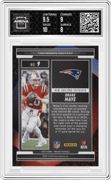 2025 Panini Mosaic Touchdown Masters #9 Drake Maye Arena Club 8.5